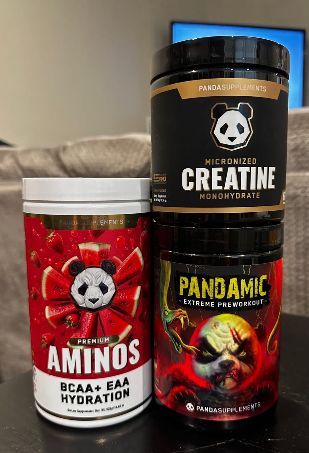 Customer photo review of PANDAMIC PRE-WORKOUT