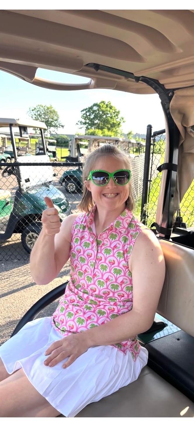 Customer photo review of Fairway Fiesta Women's Sleeveless Polo
