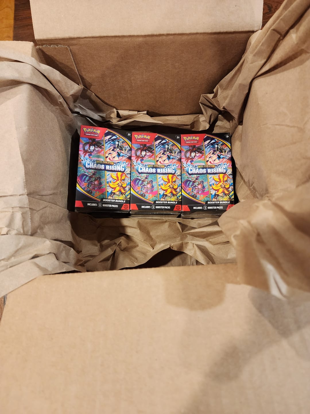 Customer photo review of Chaos Rising Booster Bundle - ME04: Chaos Rising