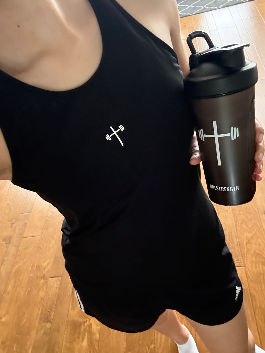 Customer photo review of HolStrength Blender Bottle