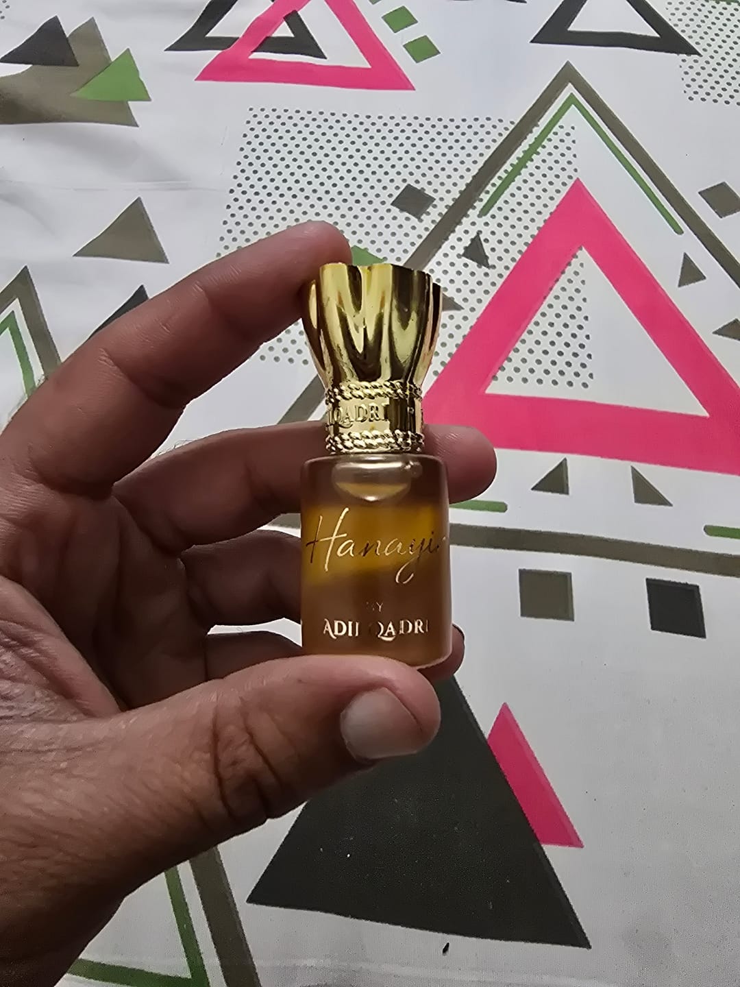 Customer photo review of Hanayir Luxury Attar Perfume 5.5 ML
