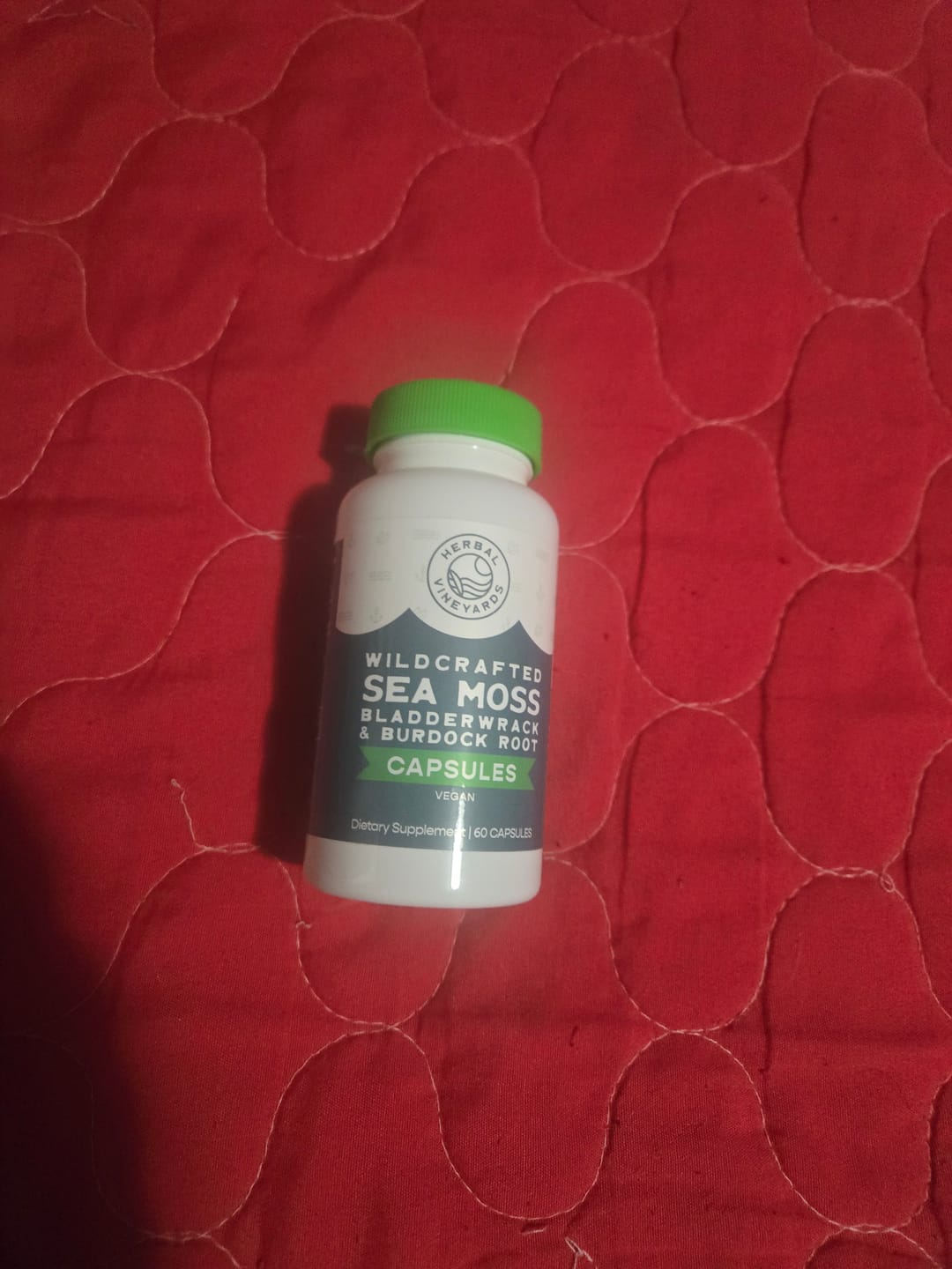 Customer photo review of Organic Sea Moss, Bladderwrack & Burdock Root Capsules — 60 Vegetable Capsules