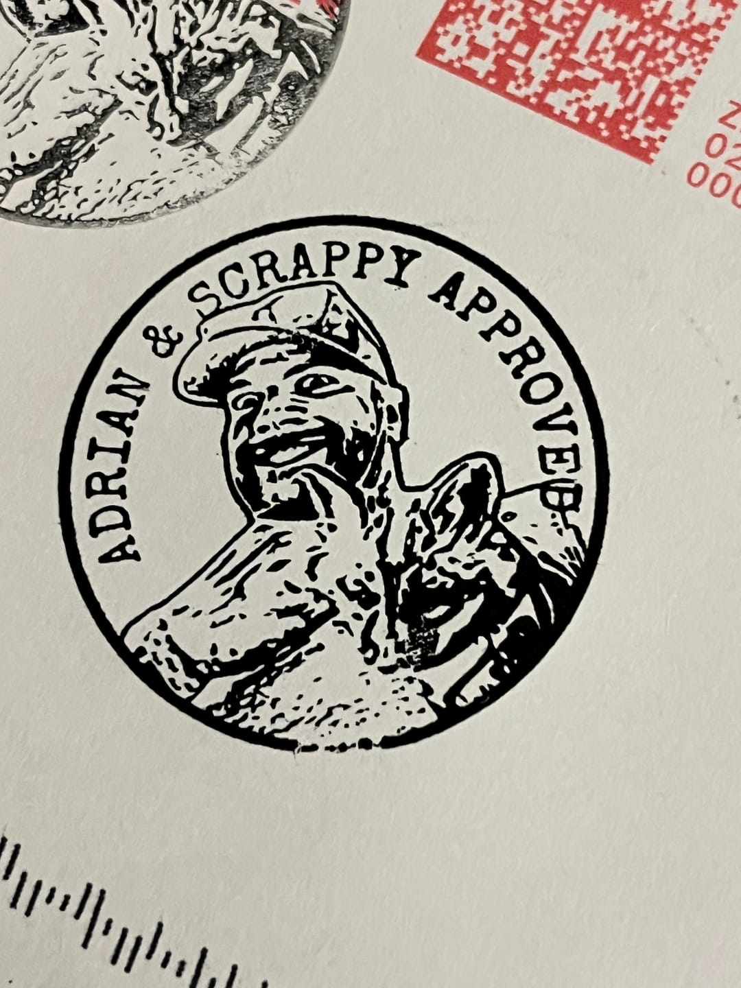Customer photo review of Face Stamp﹘ Self-Inking Stamp﹘US