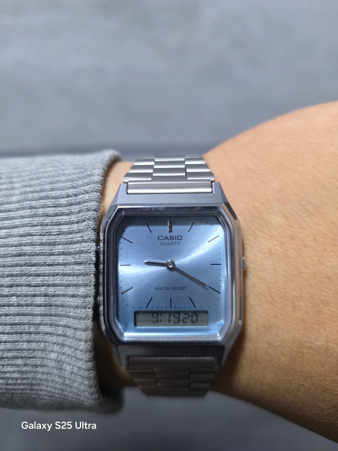 Customer photo review of Reloj Casio Vintage AQ-230A-2A1MQY Analogo Digital Ice Blue