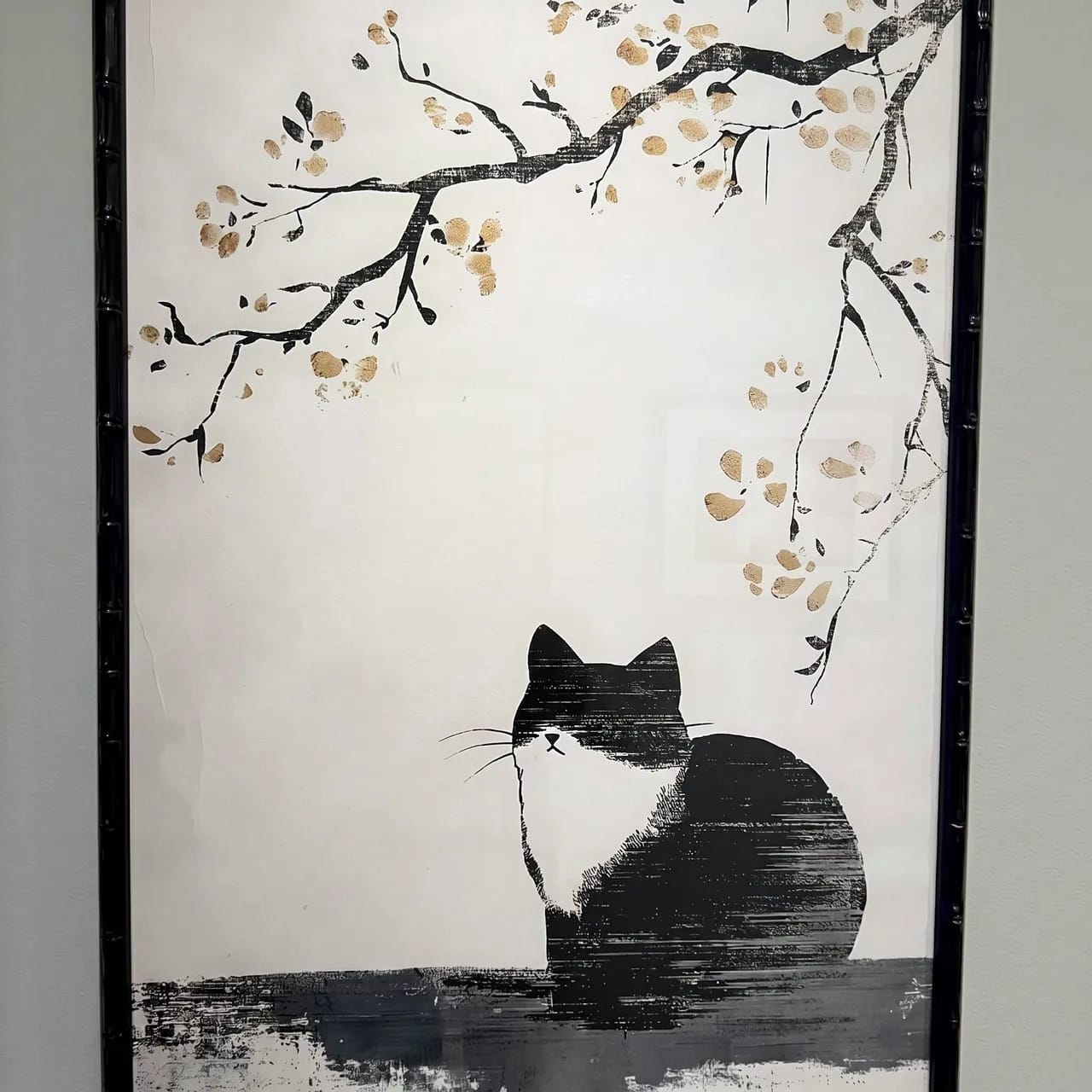 Customer photo review of Japanese Cat Print