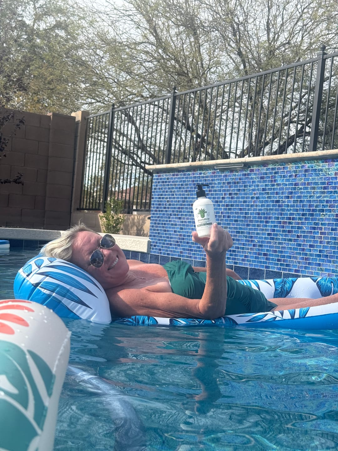 Customer photo review of Tallow + Aloe Face & Body Lotion | 8 Clean Ingredients