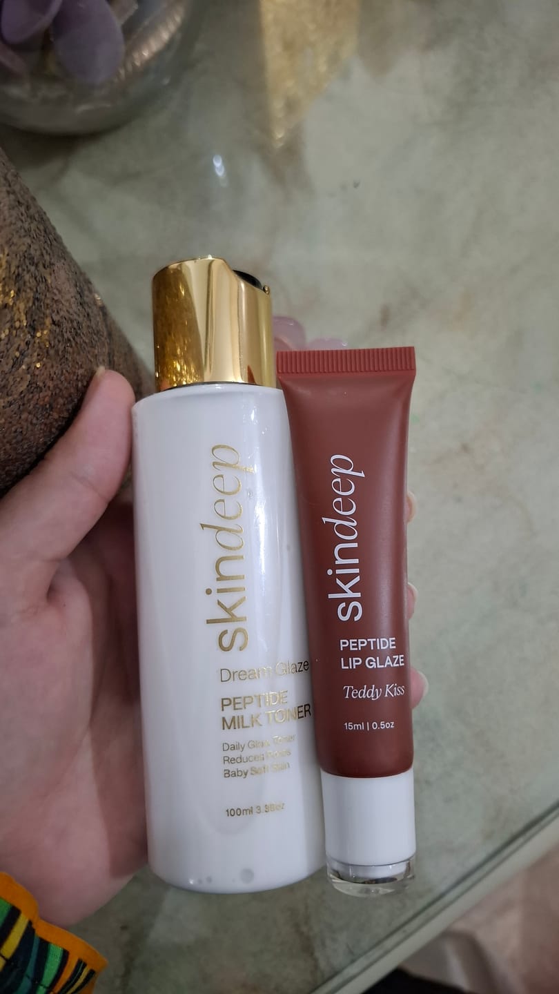 Customer photo review of » Peptide Lip Glaze (100% off)
