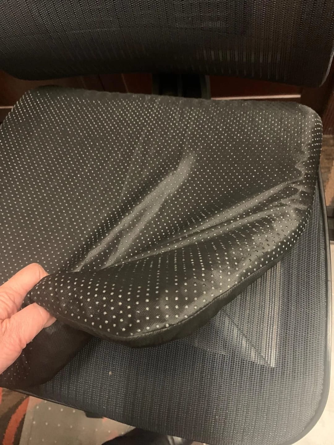 Customer photo review of XL Cooling Gel Seat Cushion