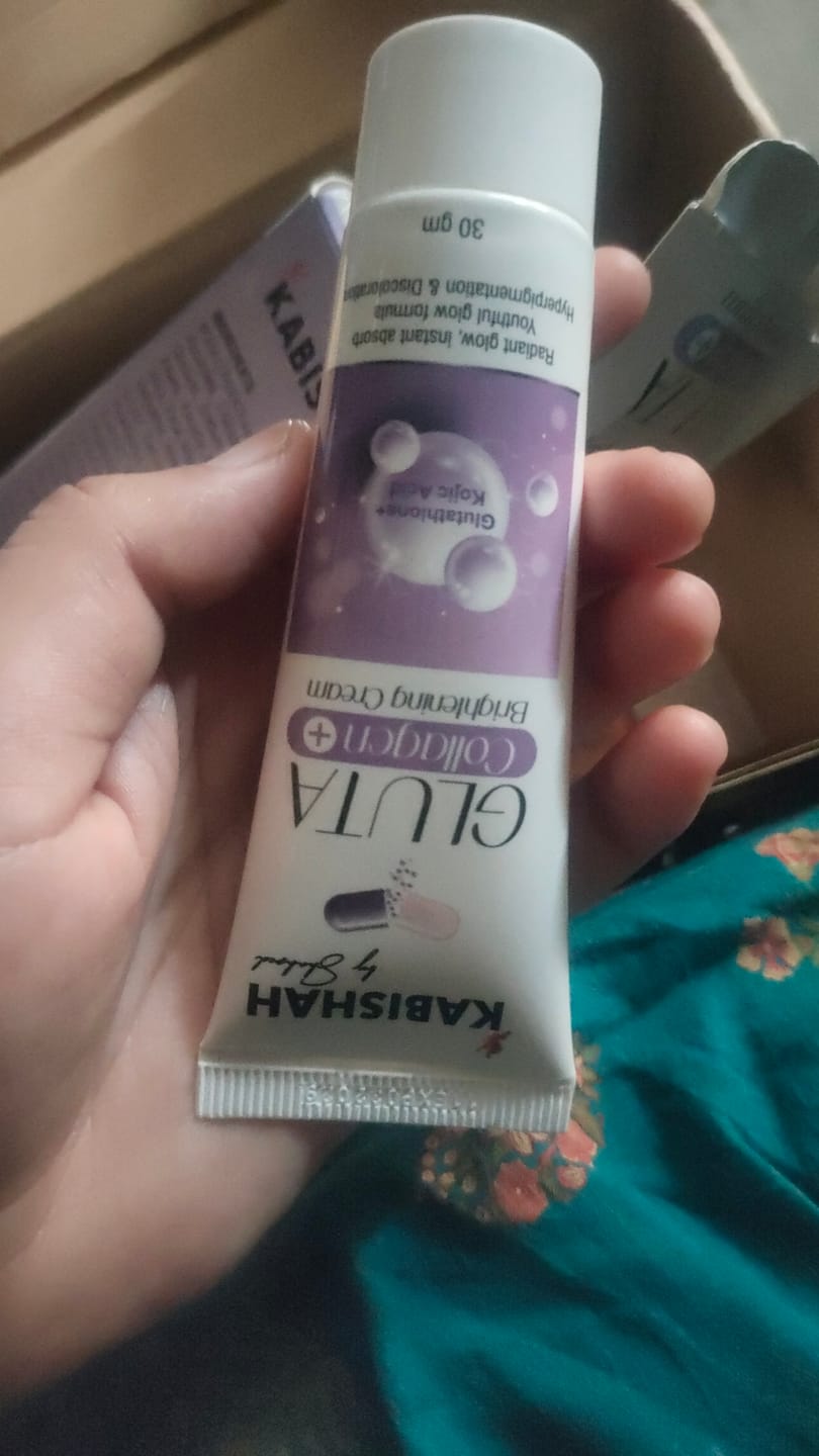 Customer photo review of Gluta Collagen Brightening Cream