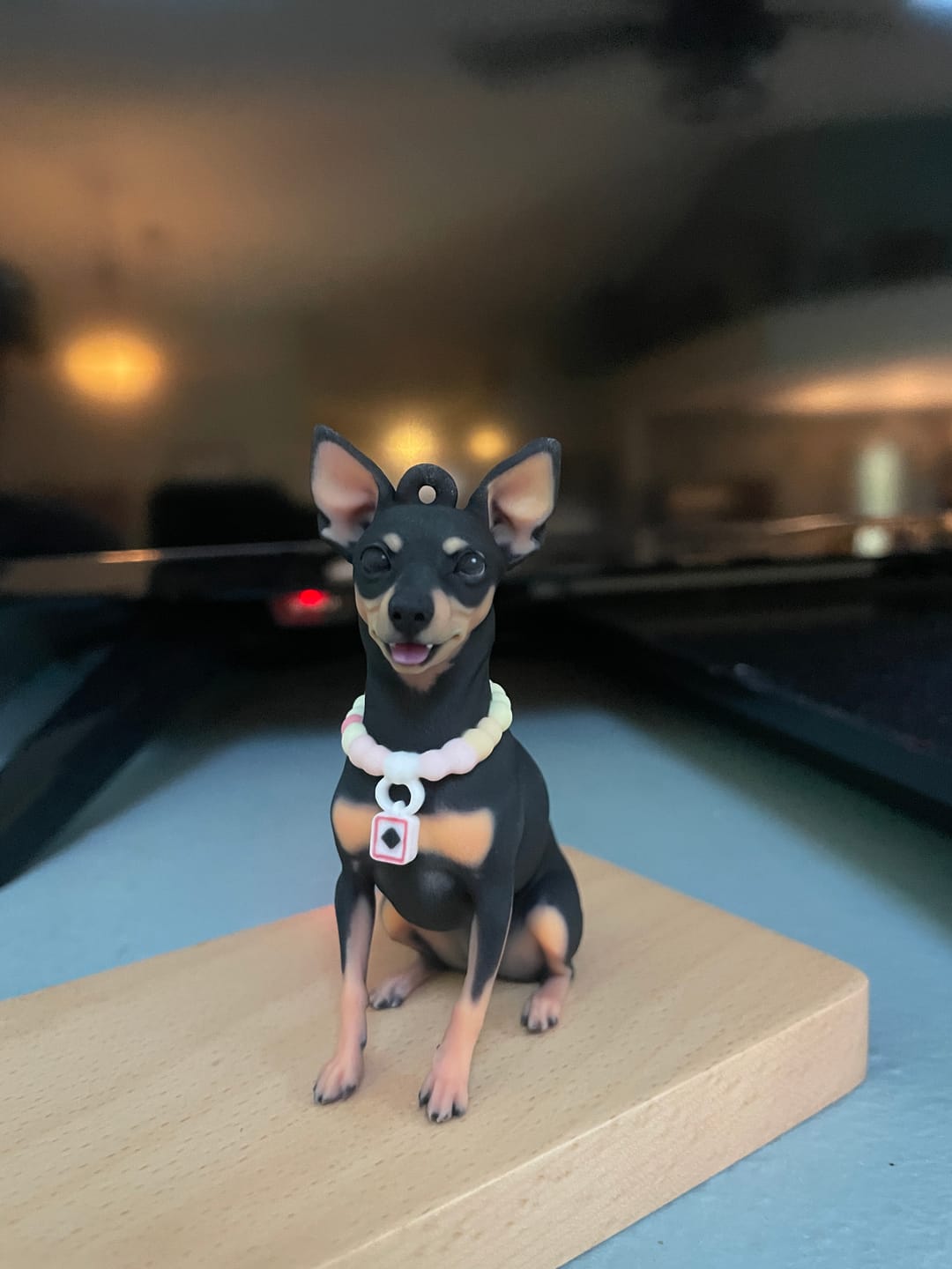 Customer photo review of Custom 3D Pet Figure Keychain & Bag Charm - Take Them Everywhere