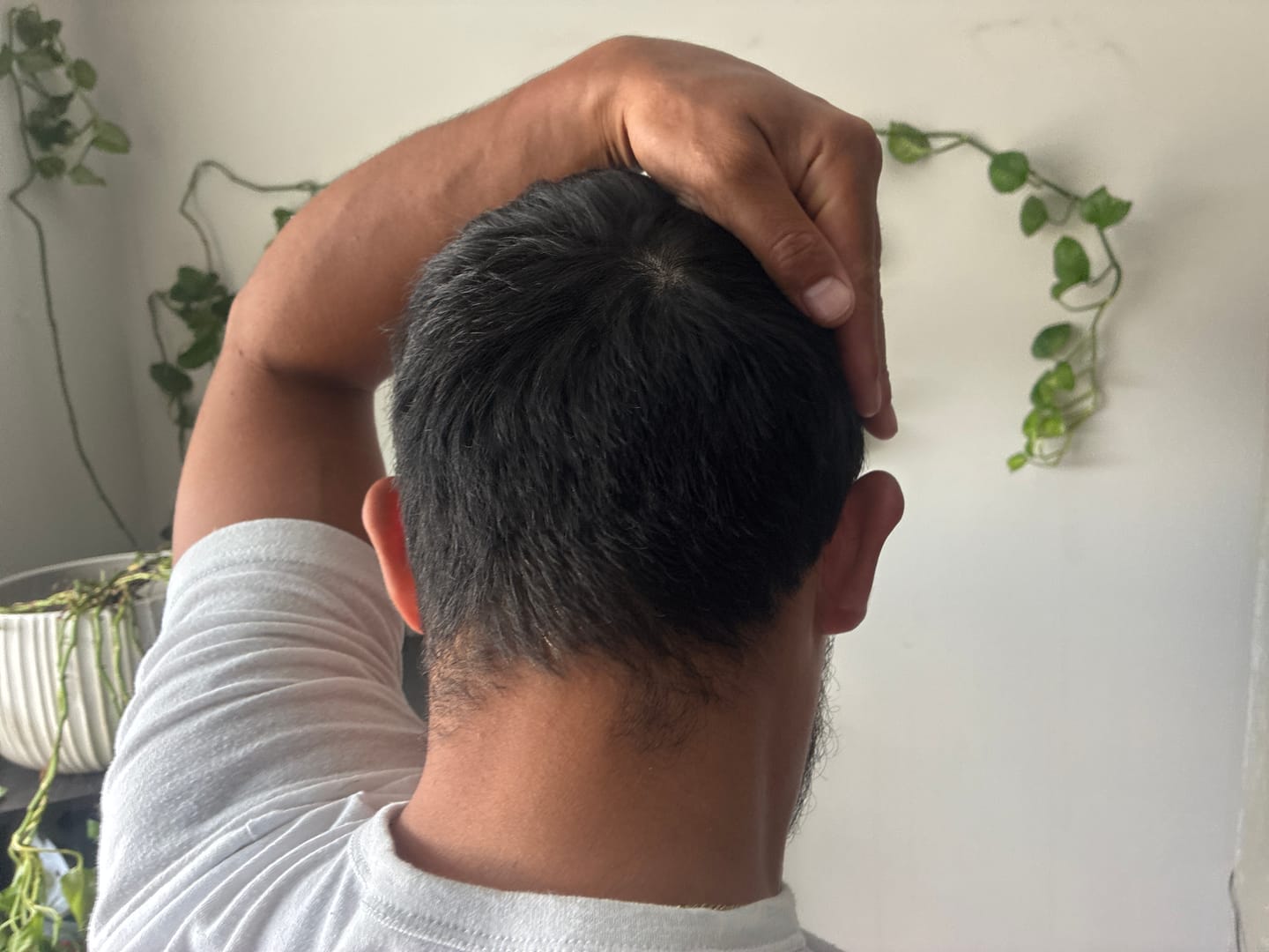 Customer photo review of Scalp Stimulator | Hair Growth Oil