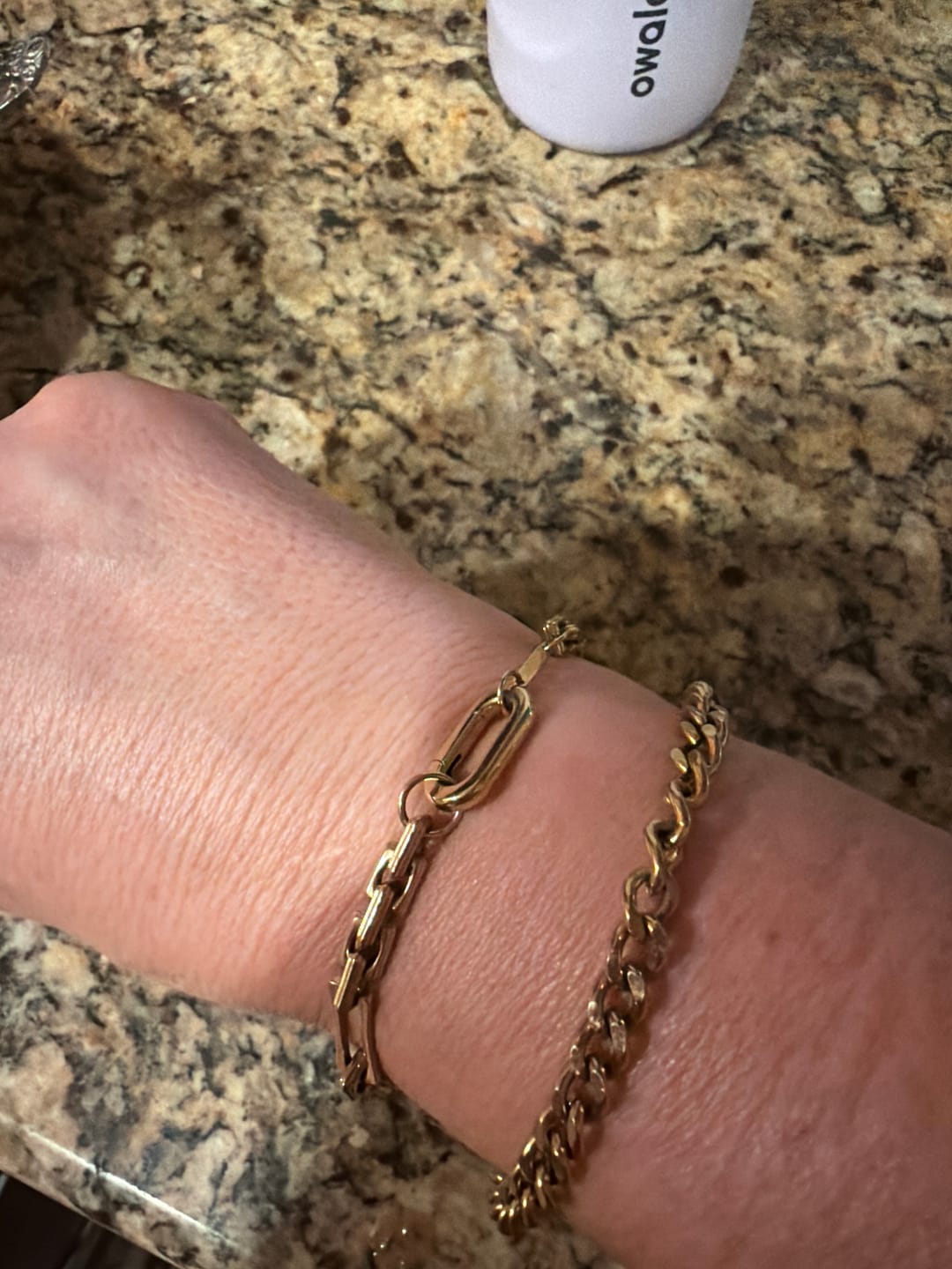 Customer photo review of The Lovers Chain Bracelet