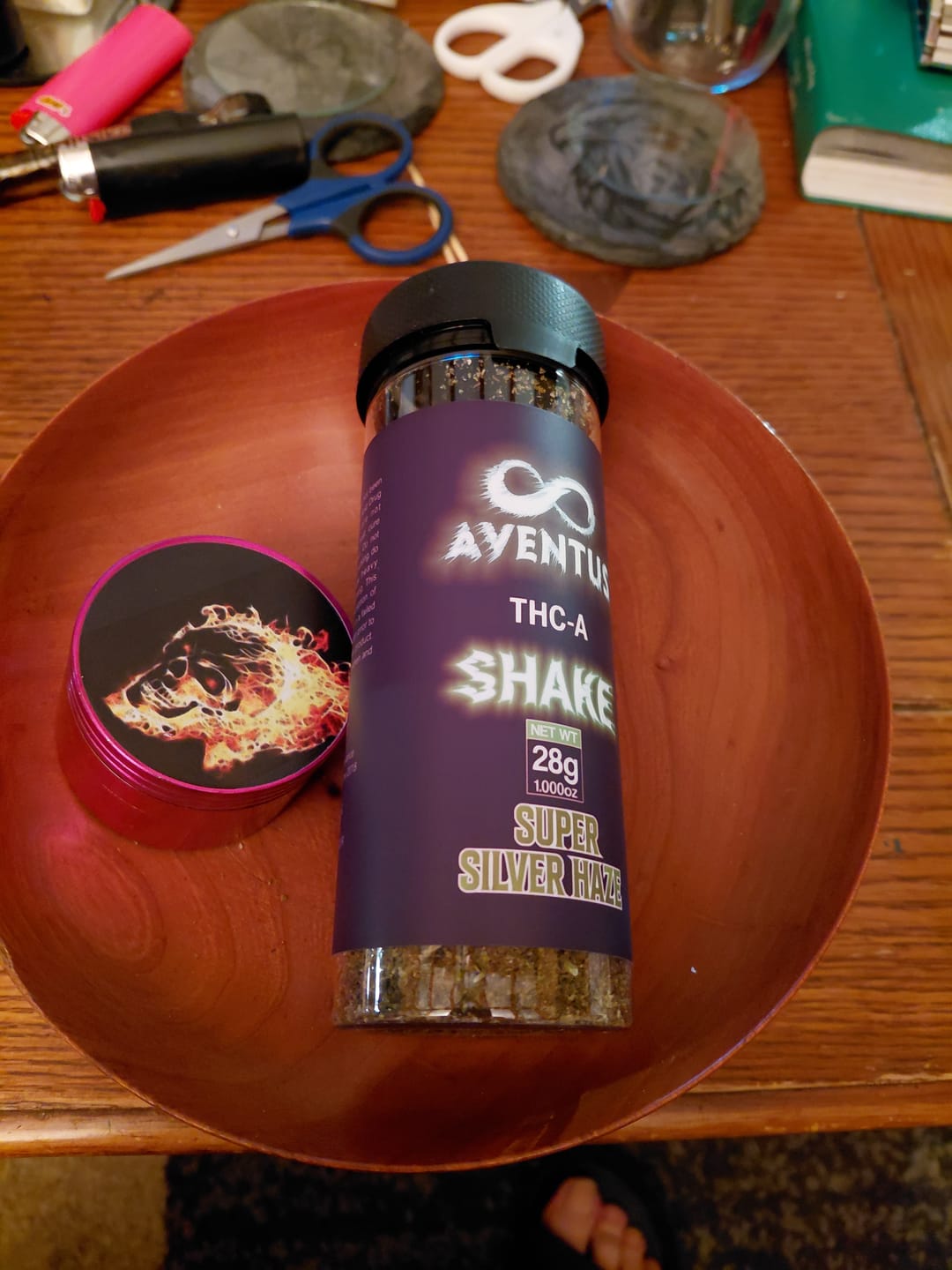 Customer photo review of Aventus THC-A Shake – Super Silver Haze (28g) - Sativa  1 ounce