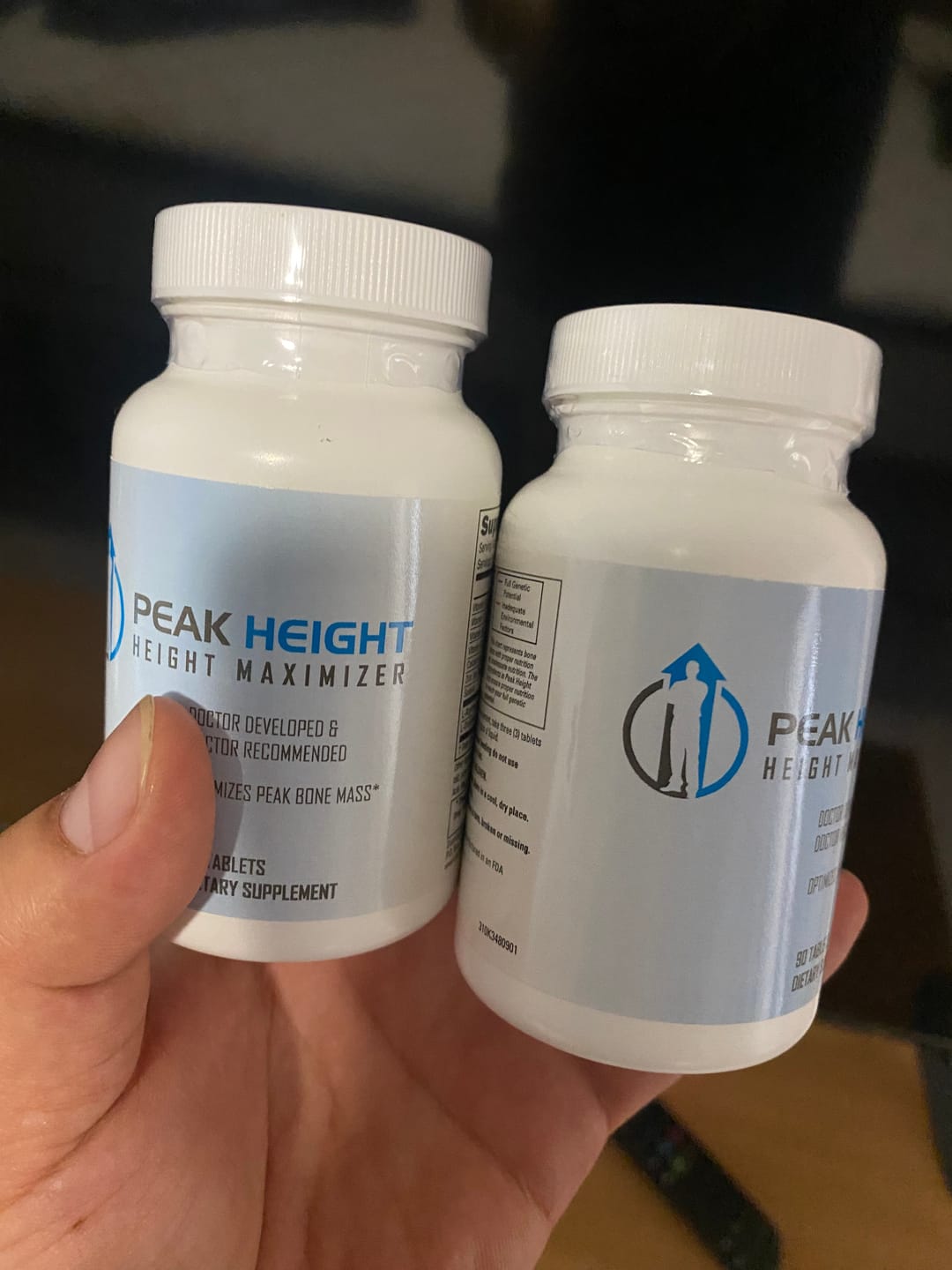 Customer photo review of Peak Height Growth Supplement #1 Grow Taller Height Pill