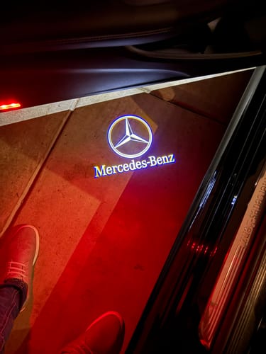 Customer photo review of MERCEDES DOOR LIGHTS