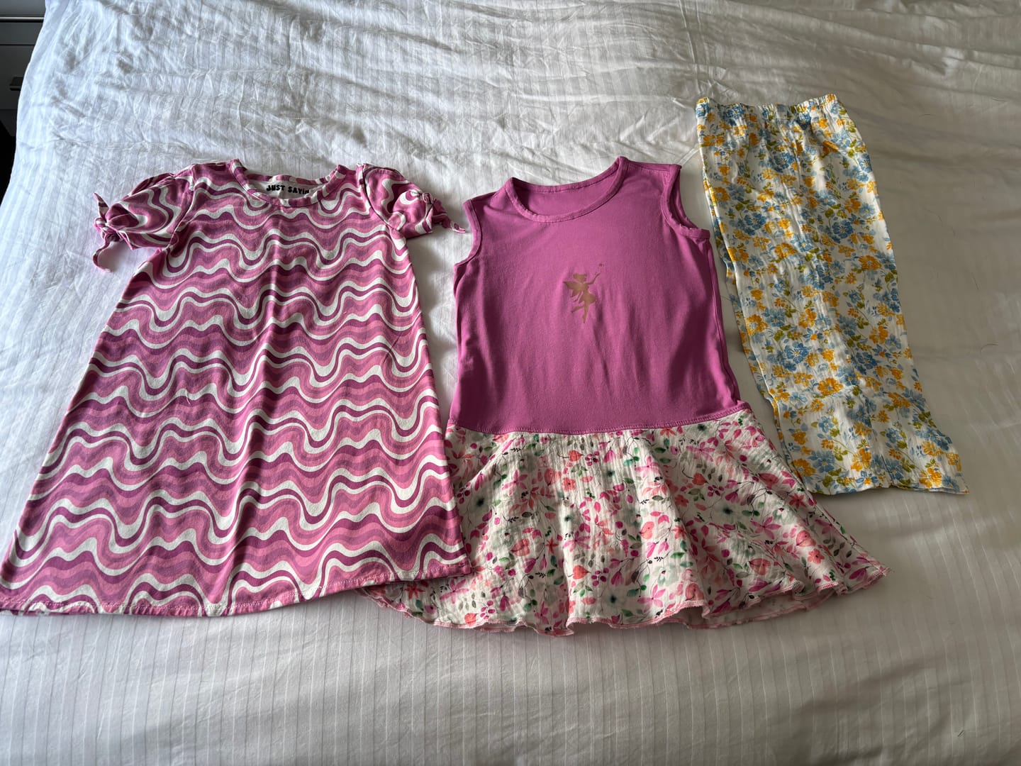 Customer photo review of Blue and Yellow Blossom Double Gauze Fabric
