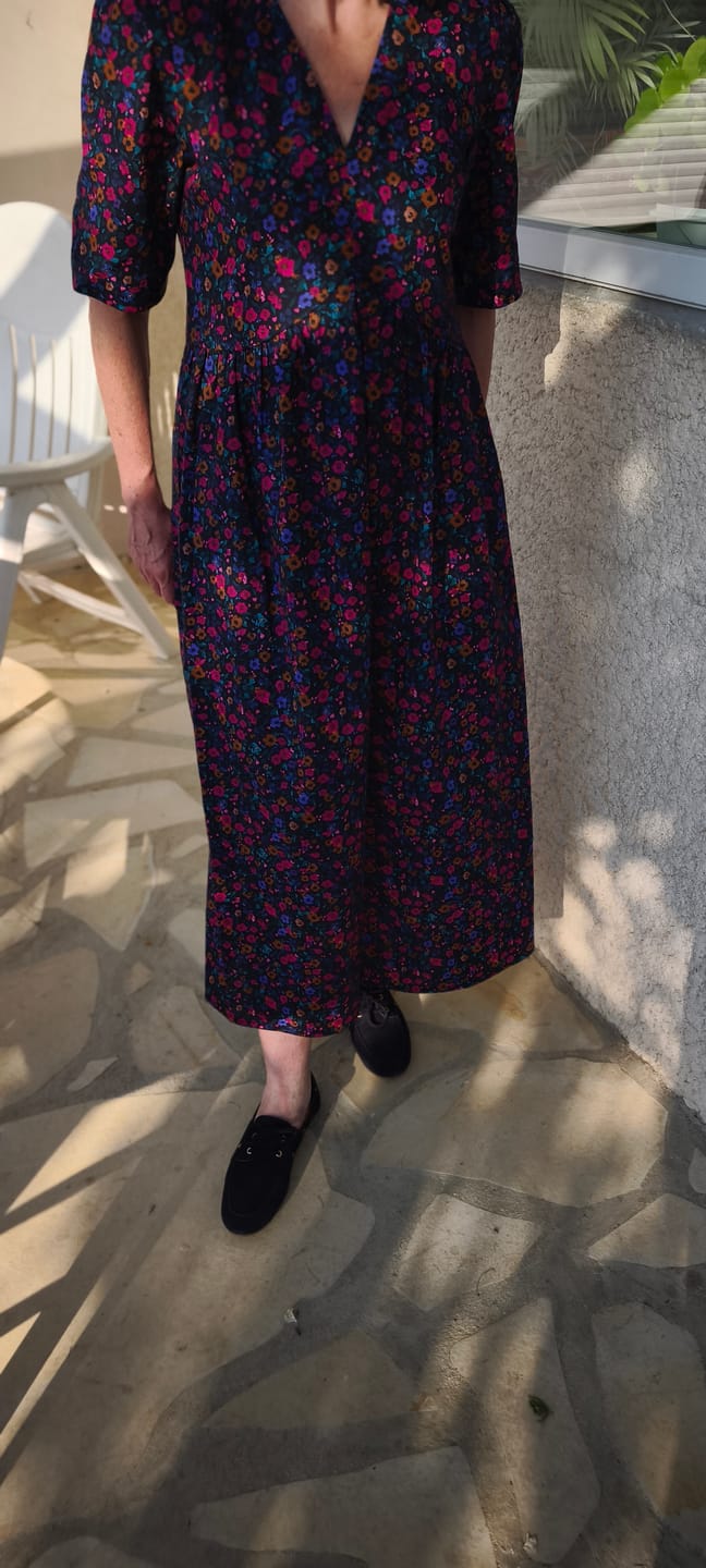 Customer photo review of Robe Édonie — Coton nuit romantique