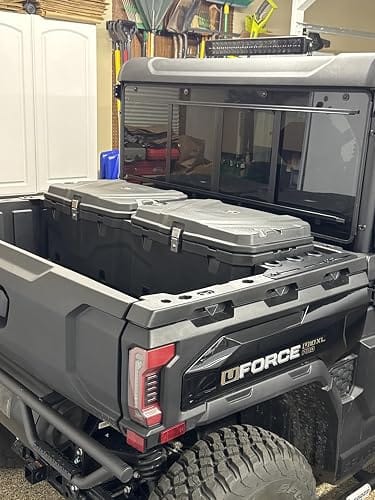 Customer photo review of 110L/29Gal UTV Bed Storage Box For CFMOTO Uforce 1000 | 1000XL