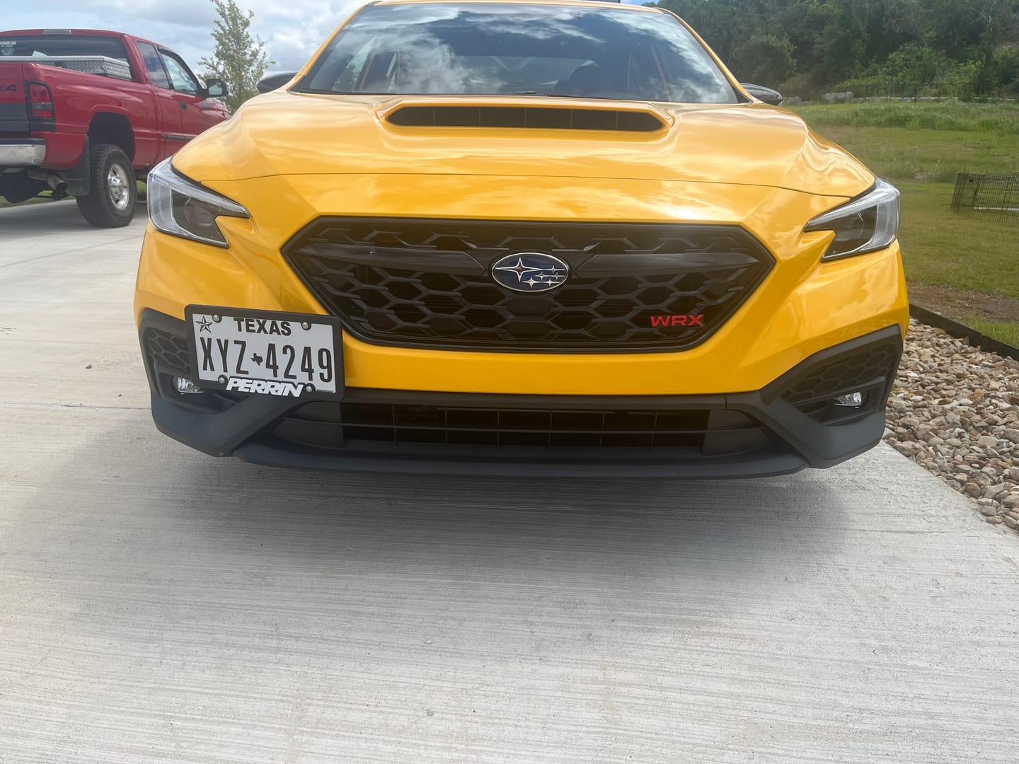 Customer photo review of License Plate Relocation for 2022-2026 WRX, Forester XT, Outback, Crosstrek, Impreza