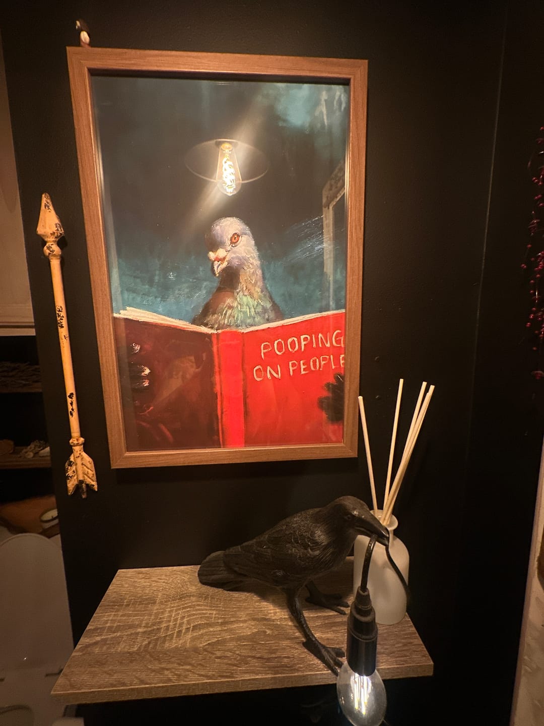 Customer photo review of Pigeon Reading Pooping On People Book