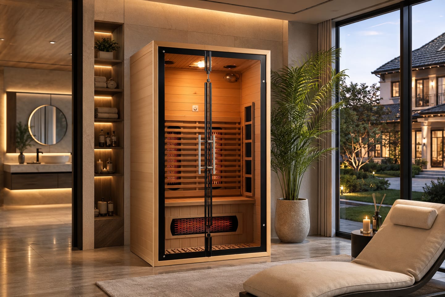 Customer photo review of IR-NOVA PRO |  Saunasnet® 1-4 Person Indoor Infrared Sauna（Estimated delivery: 1–2 weeks）