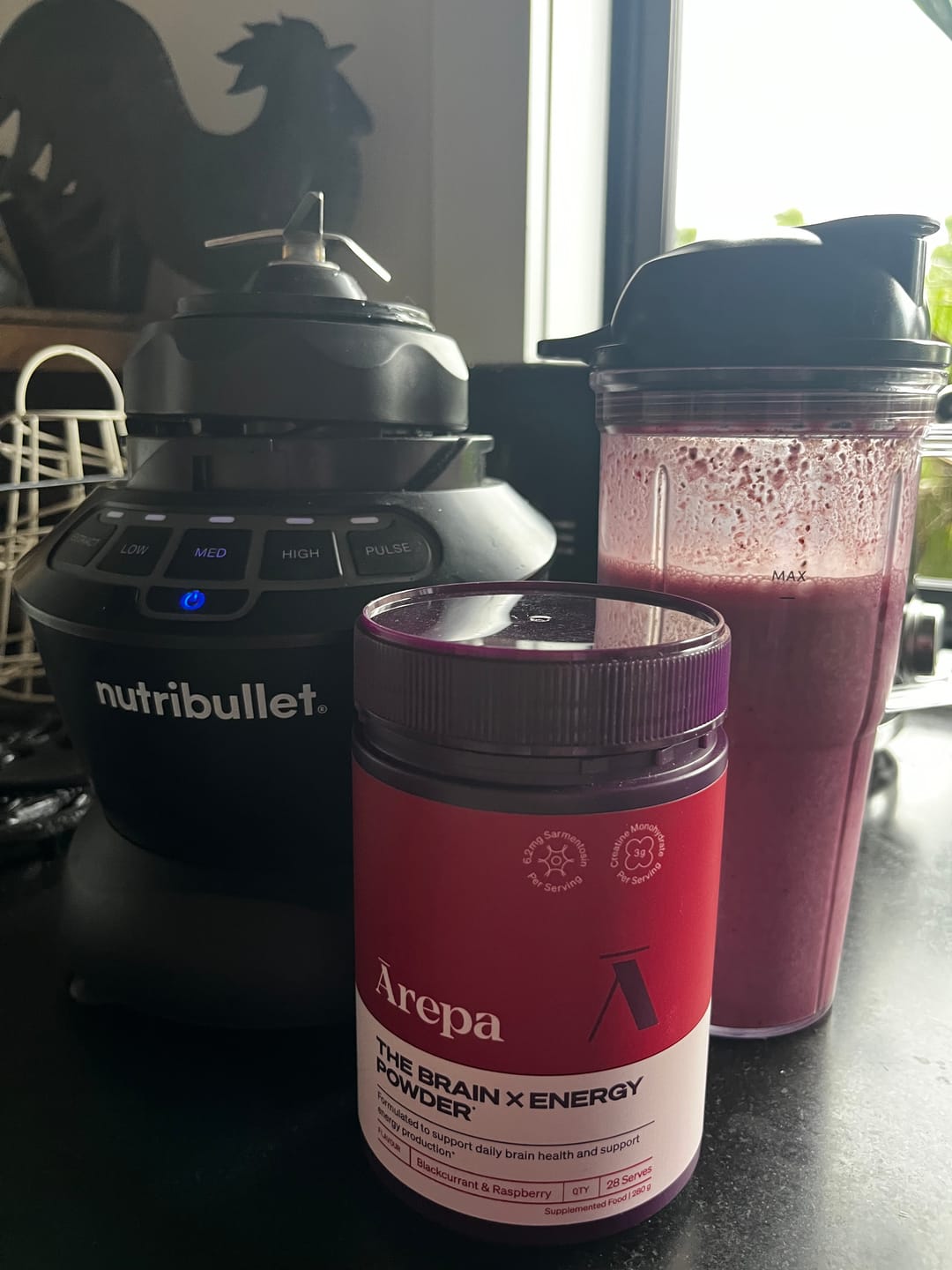 Customer photo review of The Brain x Energy Powder⁺