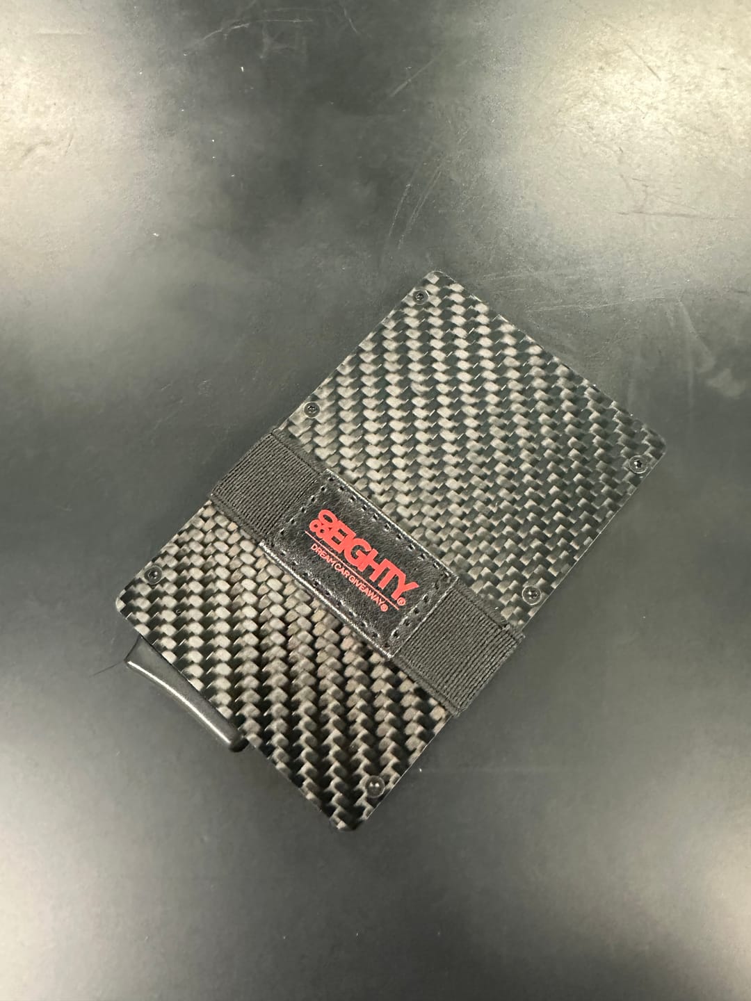 Customer photo review of 80Eighty® Minimalist Carbon Fiber Wallet