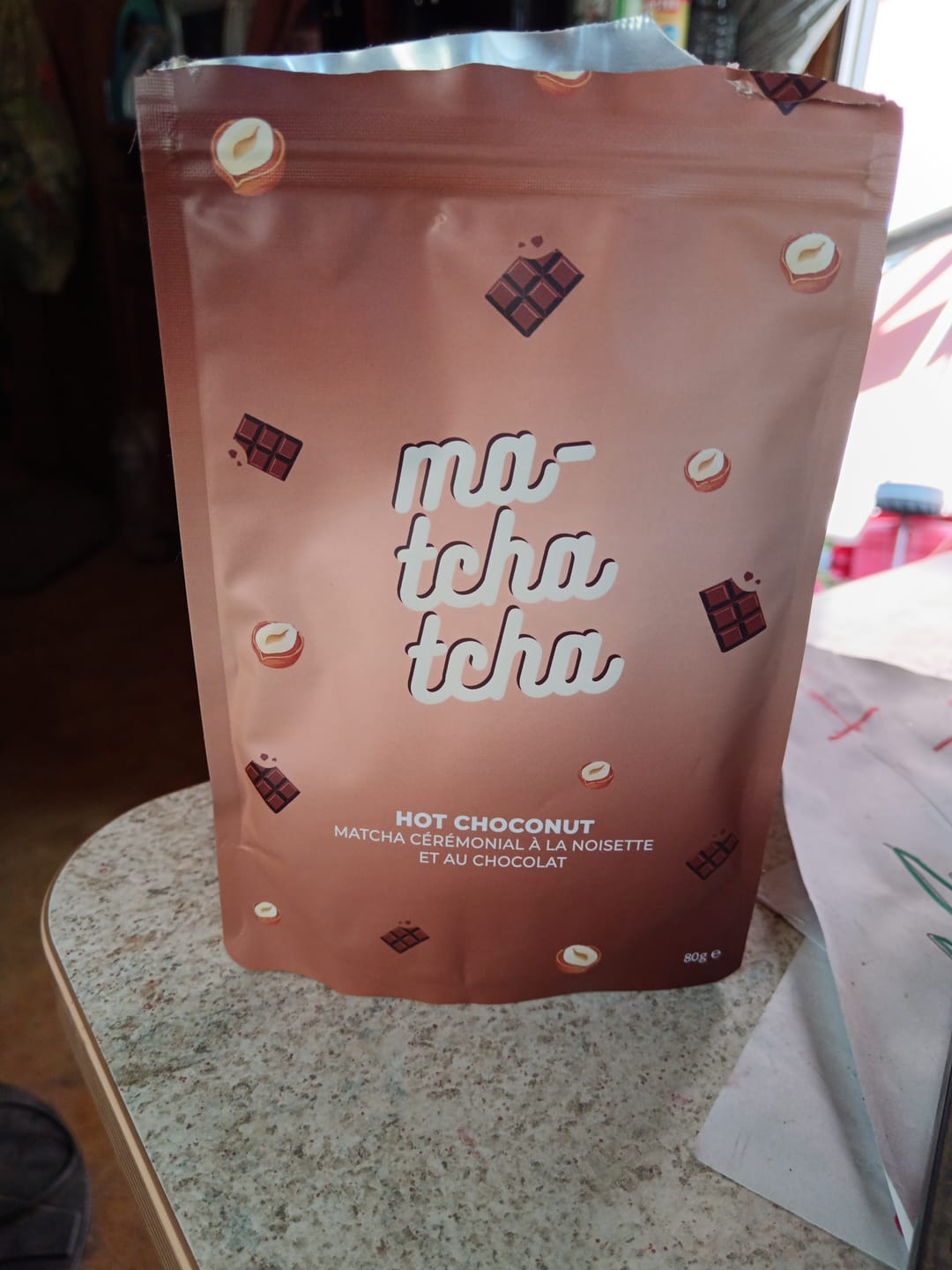 Customer photo review of Hot Choconut 🍫🌰 - Matcha Cérémonial noisette et chocolat