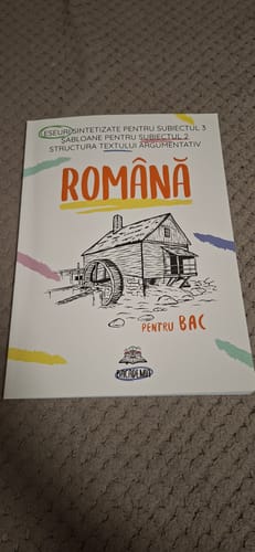 Recenzie cu fotografie de la un client despre Carte Română Bacalaureat Bacademia (temă și viziune, caracterizare, relație) - Ediția II