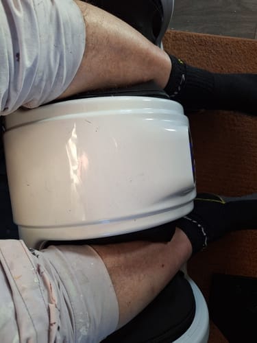 Customer photo review of Fot- og leggmassasjeapparat med fjernkontroll