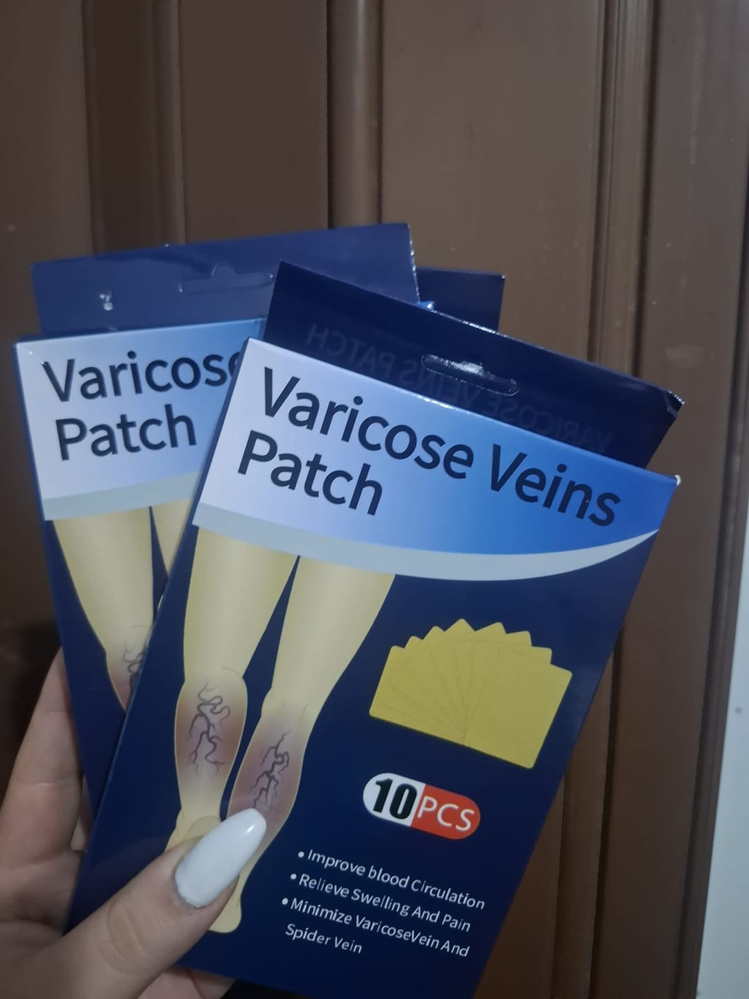 Customer photo review of Liora|Parches Circulatorios para Várices