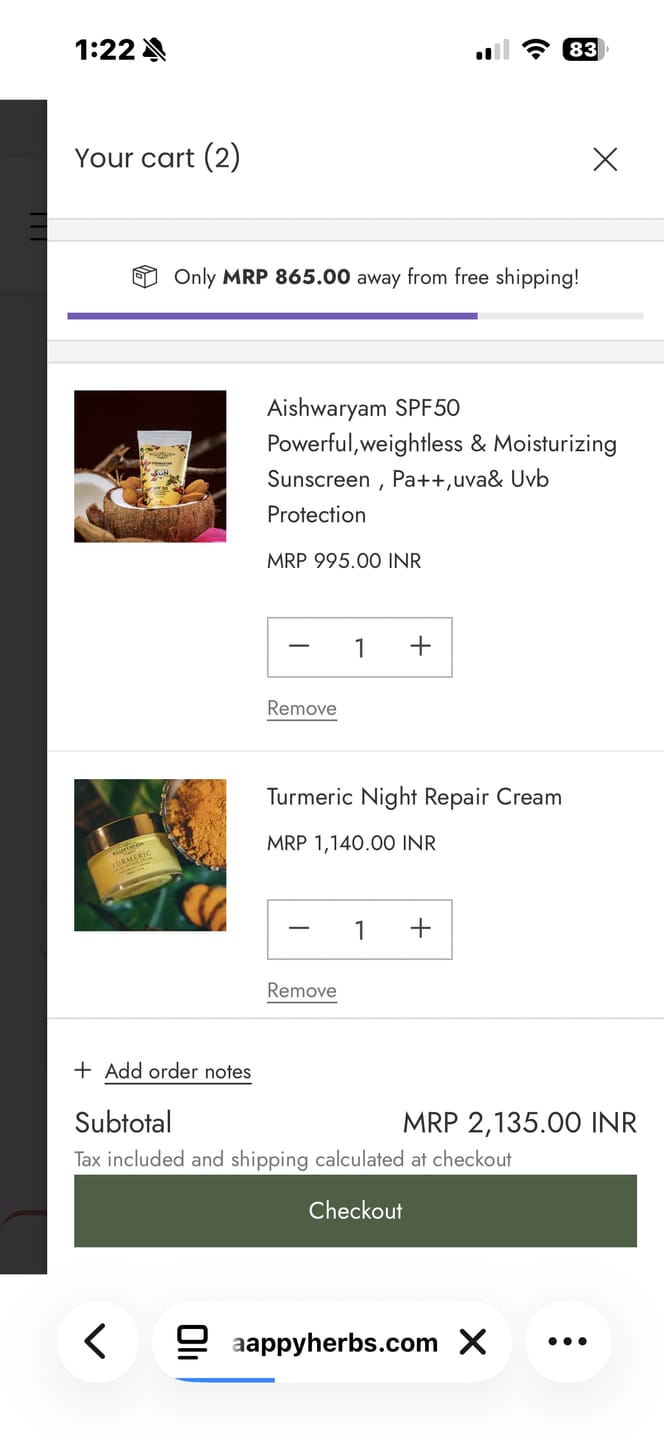 Customer photo review of Ashwagandha & Tender Coconut Deep Hydrating Light Weight Moisturizer - 50gm