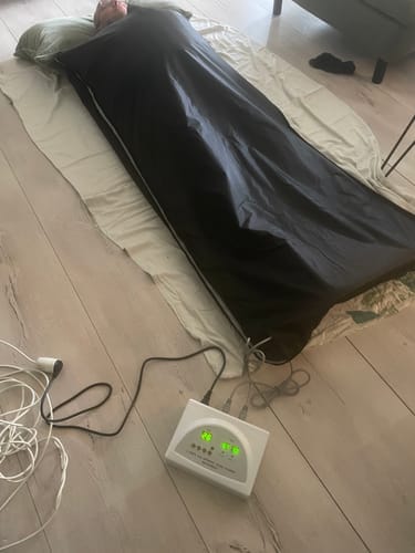 Customer photo review of Infrarødt Saunateppe 2-soner