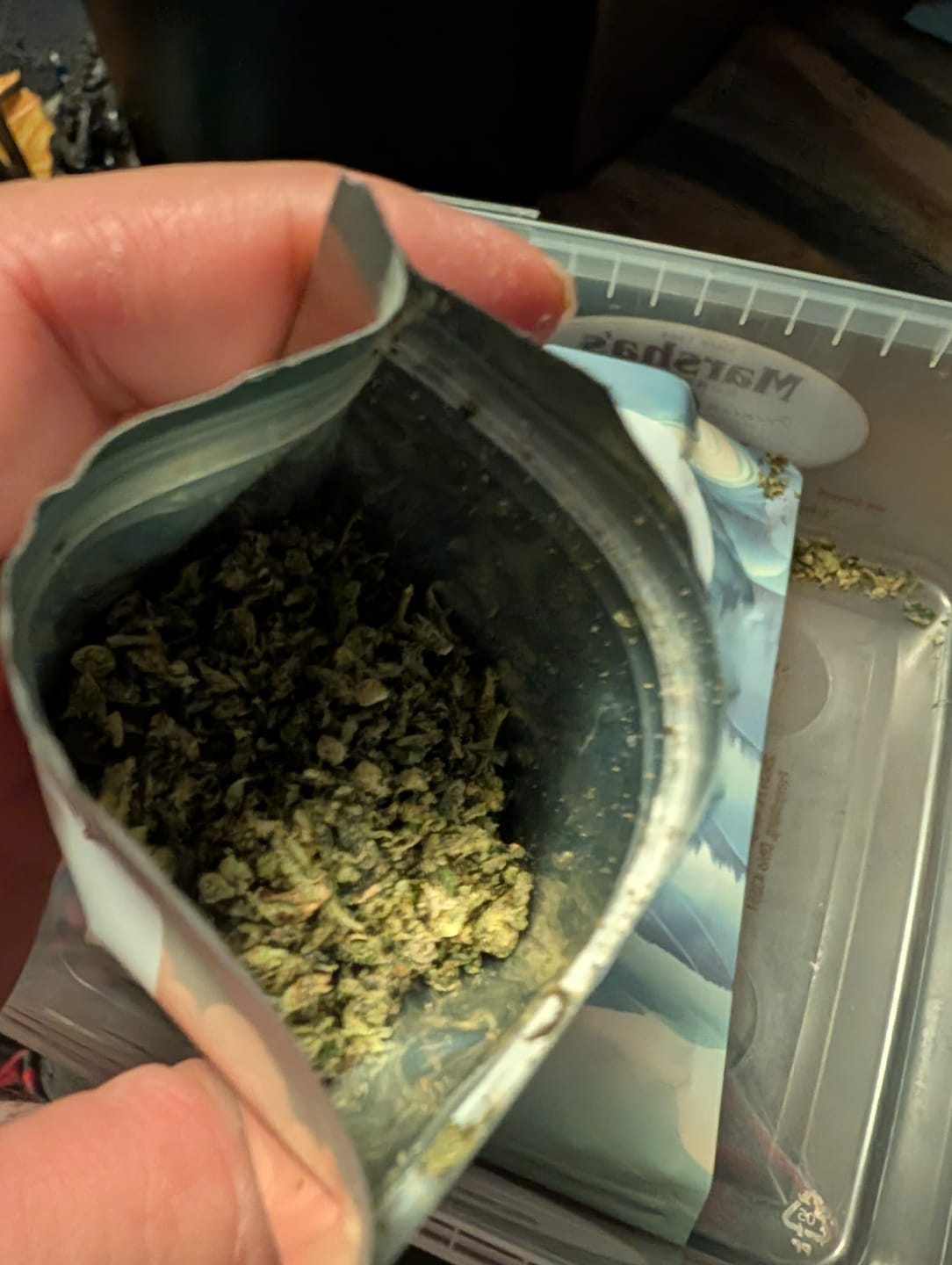 Customer photo review of (BOGO Shake: buy 1oz get 2oz🍃) No5. Sherbet THCa Shake