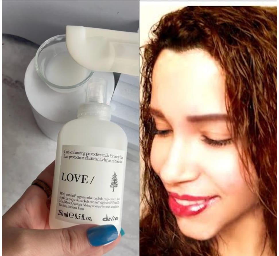 Customer photo review of LOVE CURL Enhancing Milk