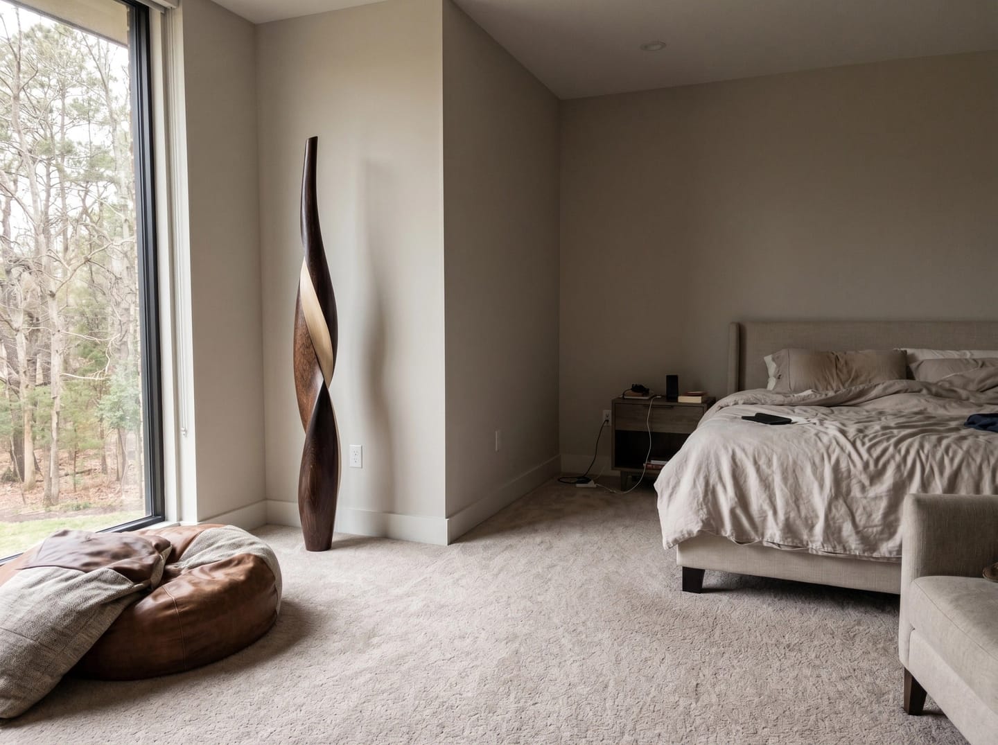 Customer photo review of Twist of Two Woods    | Large Wood Sculpture