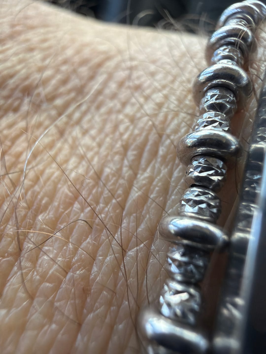 Customer photo review of Bracciale argento rodiato ref. LC2
