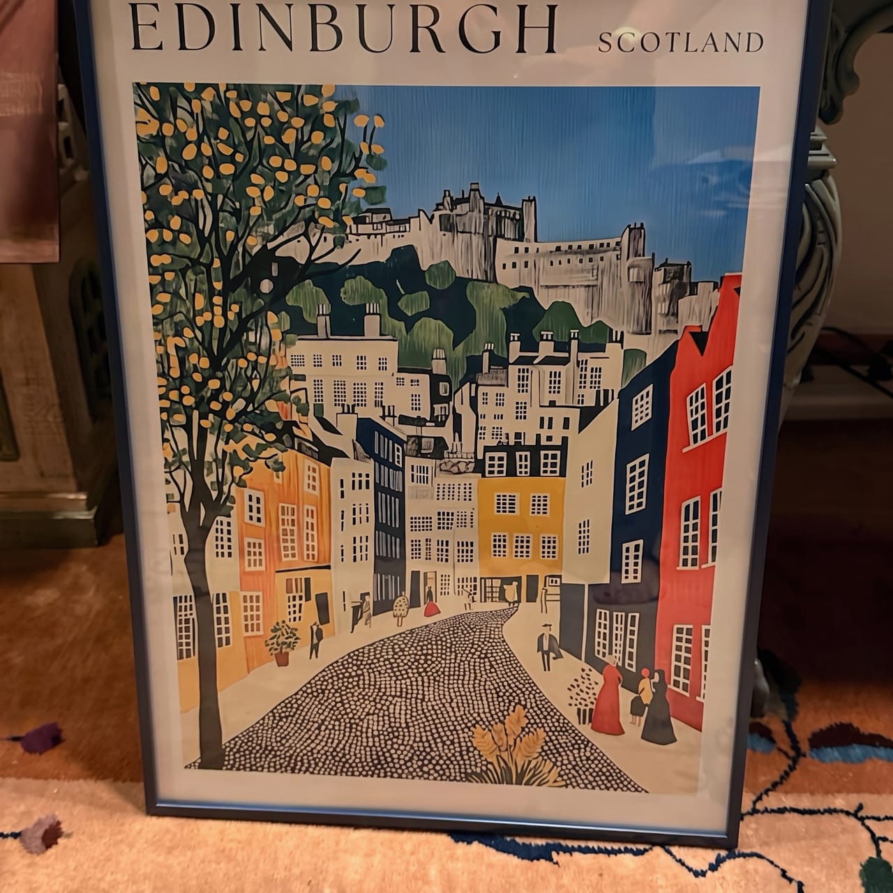 Customer photo review of Edinburgh City Art Print