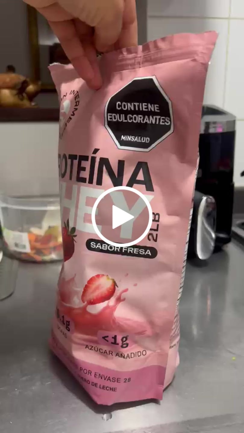 Customer video review of Proteína Whey - Fresa
