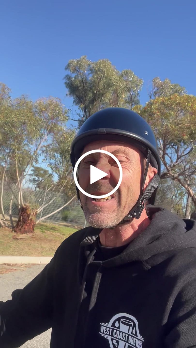 Customer video review of Lightweight Reversible DOT Curve Helmet / Gloss Black