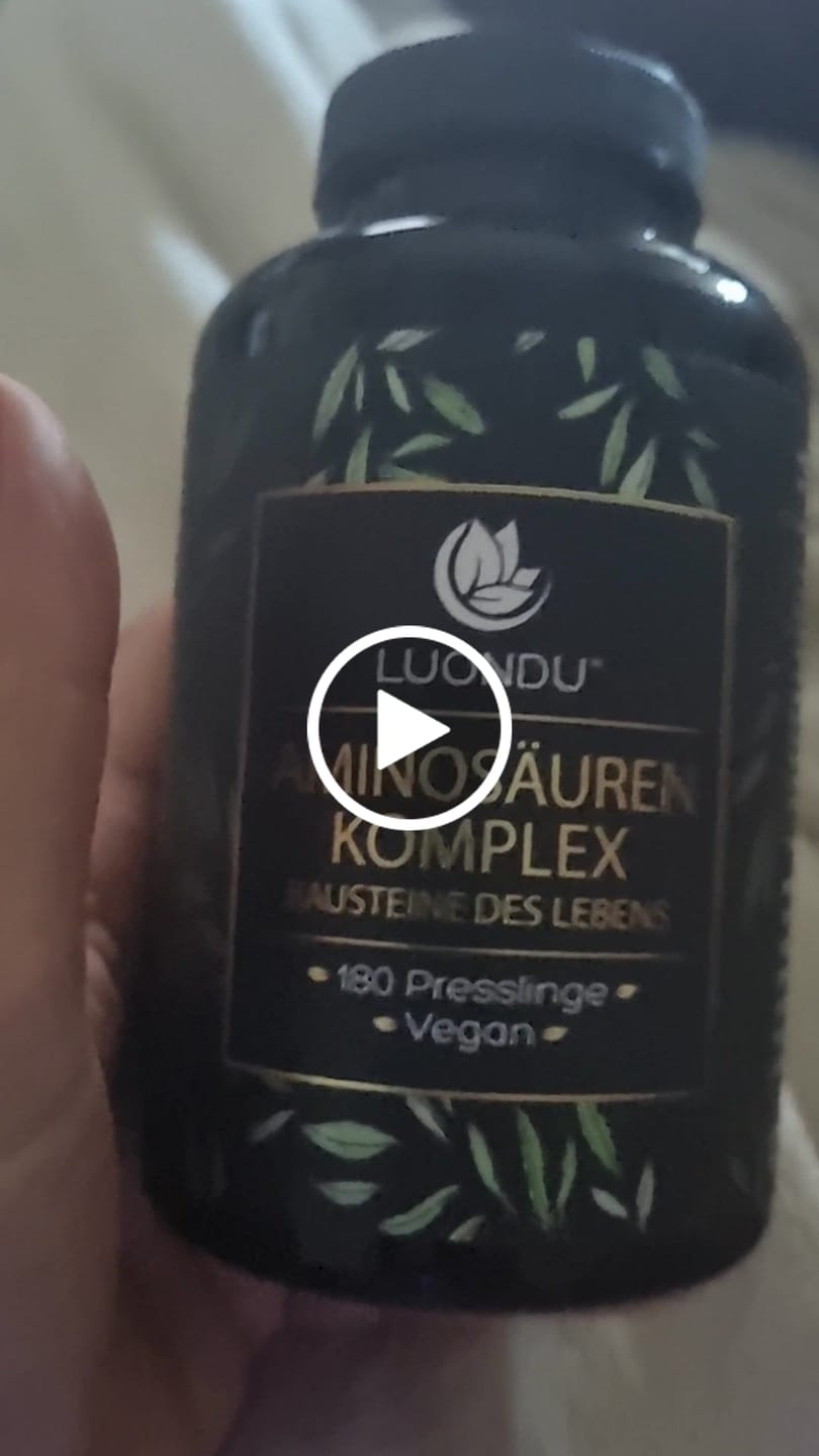 Customer video review of Luondu Aminosäuren Komplex - 180 Presslinge