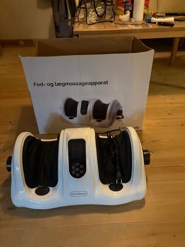 Customer photo review of Fot- og leggmassasjeapparat med fjernkontroll