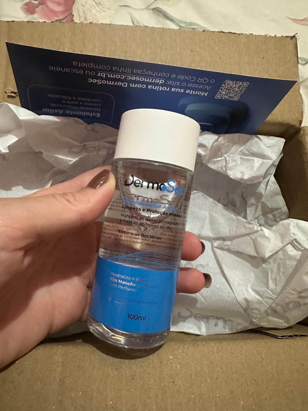 Customer photo review of Neutralizador Antiodor Axilar 100 ml - Neutraliza o Mau Odor causado por Bactérias