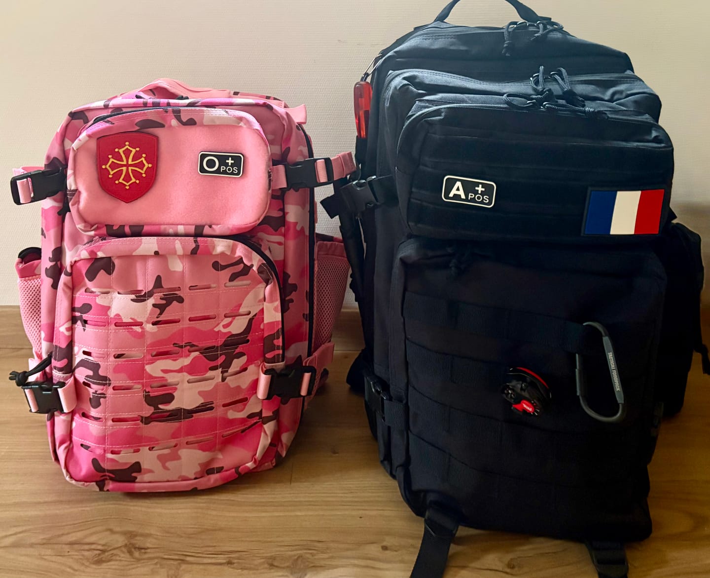 Customer photo review of Sac à Dos Camouflage Rose 25L