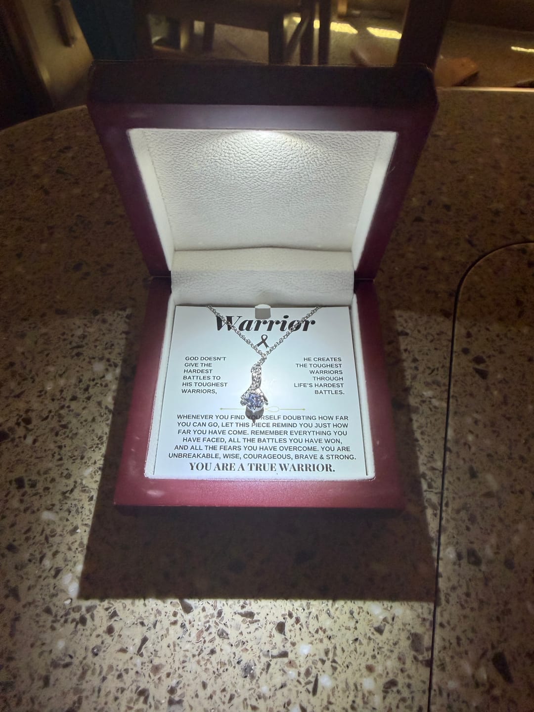 Customer photo review of Warrior - Beautiful Ribbon inspired Gift Set - SS248
