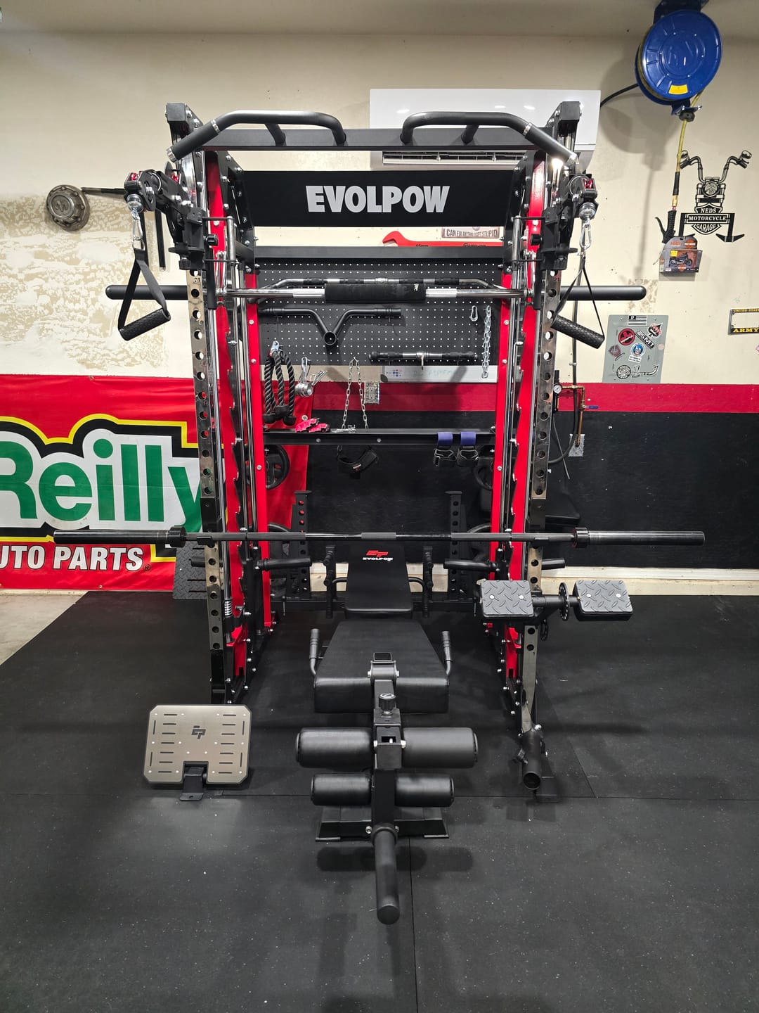 Customer photo review of EVOLPOW M2B Pro Brute All-In-One Smith Machine Home Gym