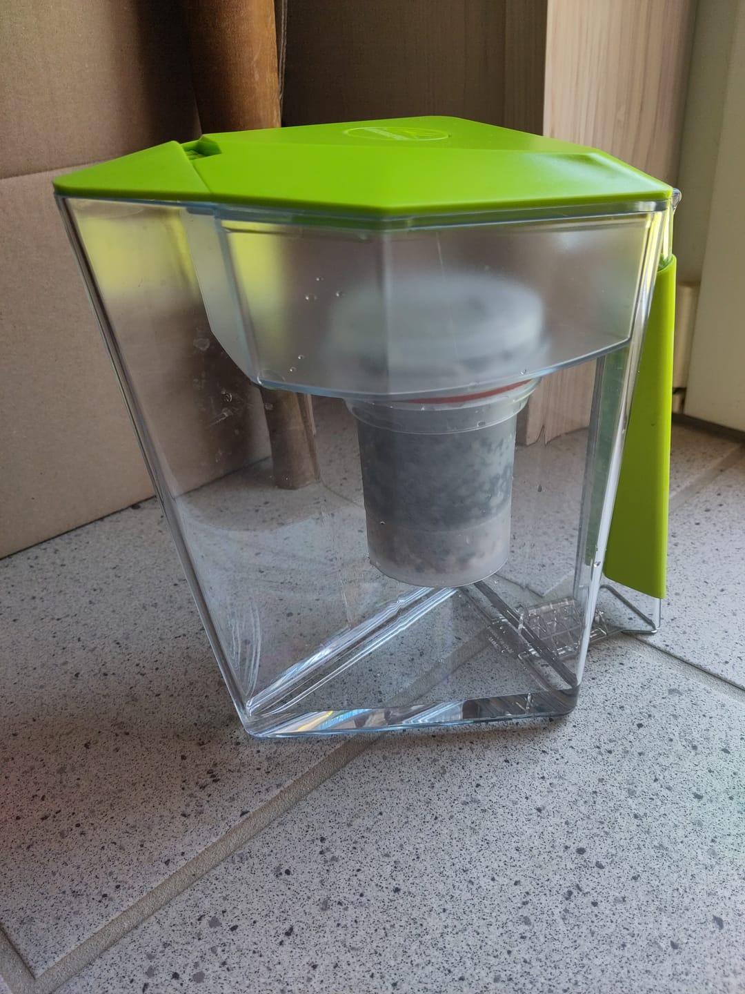 Customer photo review of MAUNAWAI KINI® FIlterkanne mit 2. Filterset + Edelsteine-Mix Gratis / GRÜN