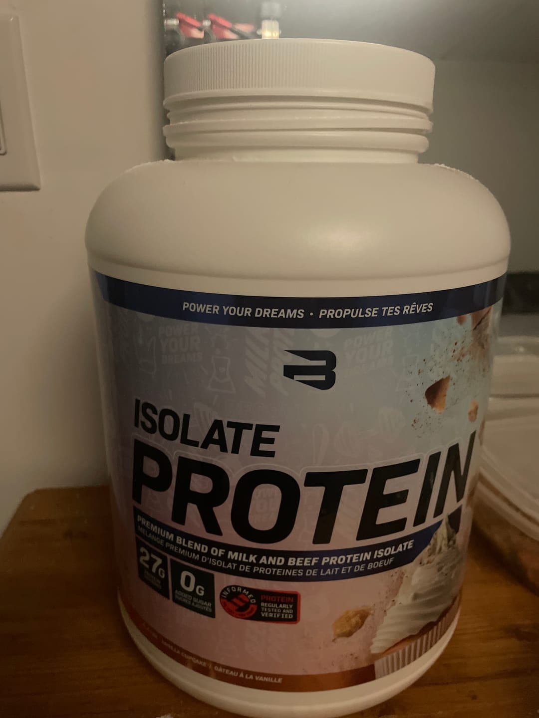 Customer photo review of Isolate Protein