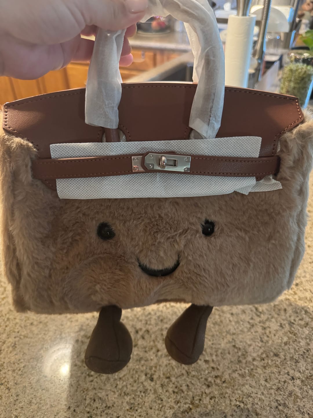 Customer photo review of The Jellykin Fluffy Bag