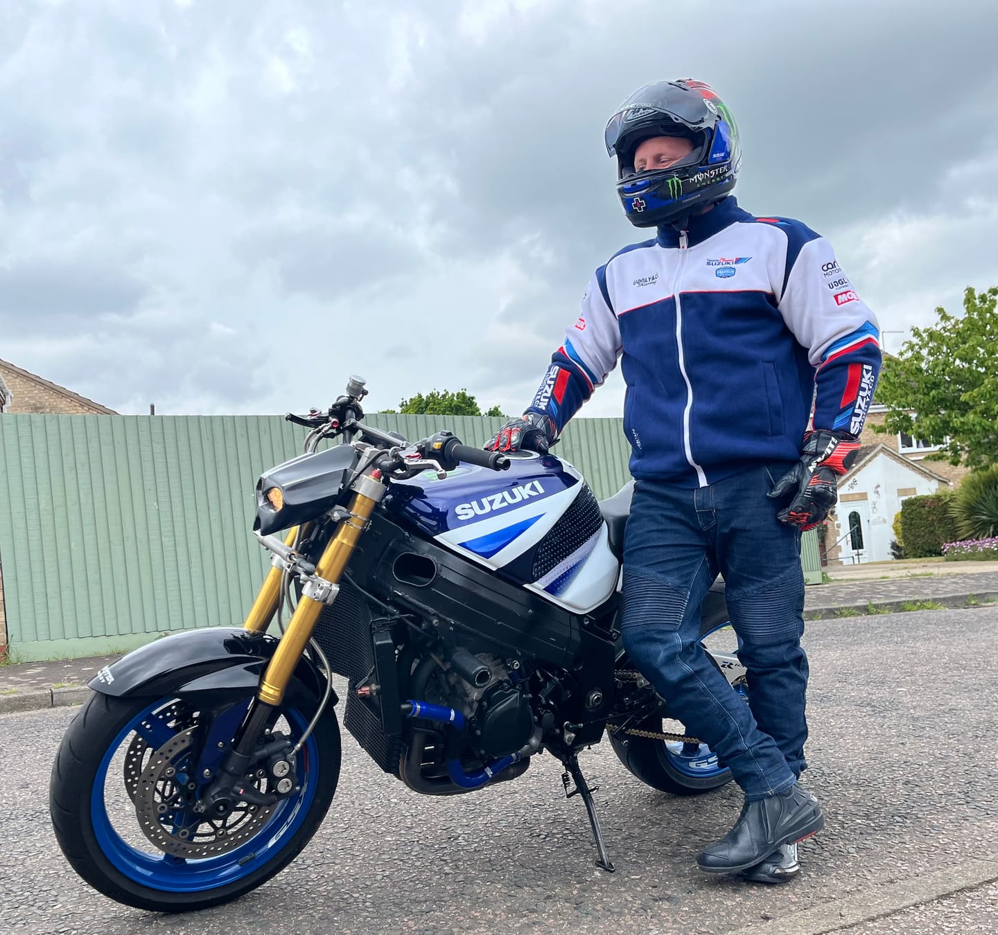 Customer photo review of Team Classic Suzuki Track Jacket